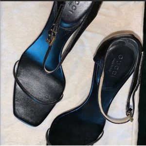 Gucci Sling Back Black heels size 6